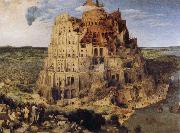 BRUEGHEL, Pieter the Younger The Tower of Babel oil on canvas